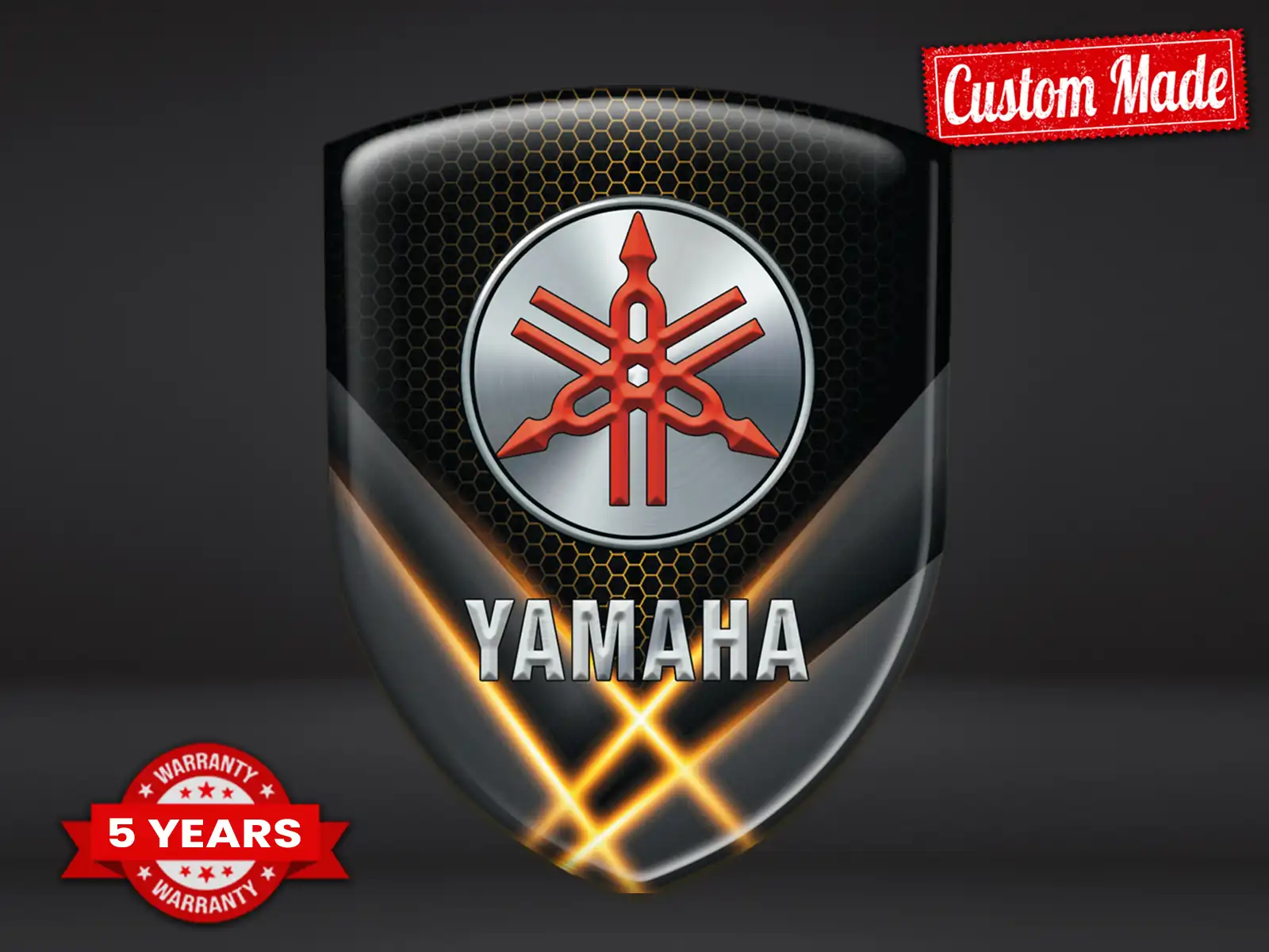 Yamaha Autoabzeichen Pro Max Robust Stilvoll Performance